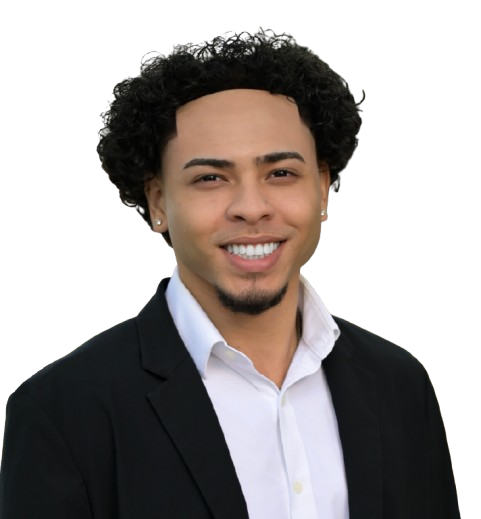 Sebastian Rivera in a black blazer